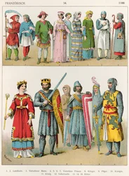Robe française, c.1100, de 